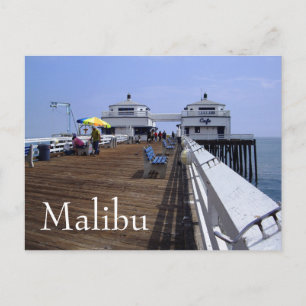 Malibu Pier, Californië Briefkaart