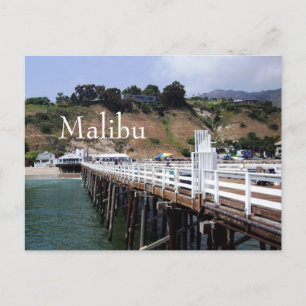 Malibu Pier, Californië Briefkaart