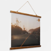 Malibu Roadtrip Hangend Wandkleed (Gebogen)