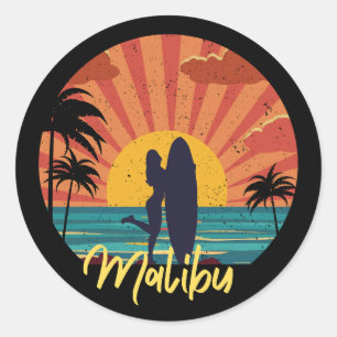 Malibu Ronde Sticker