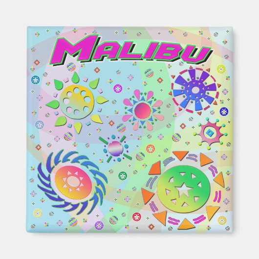 Malibu Sept soleils et aimant énergétique (Devant)