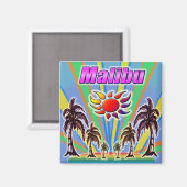Malibu Summer Love Magnet Magneet (Voorkant / Achterkant)