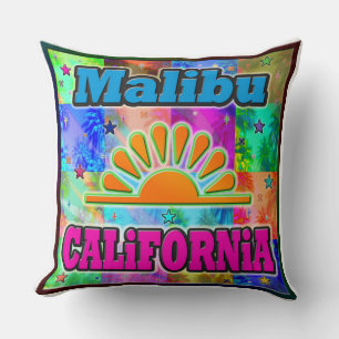 Malibu Sun en Palms Pillow Kussen