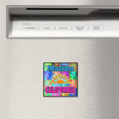 Malibu Sun & Palms Magnet (In Situ (Lave-vaisselle))