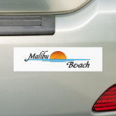 Malibu Sunset Bumpersticker (Op auto)