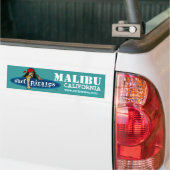 Malibu Surf Shop Bumpersticker (Op Truck)