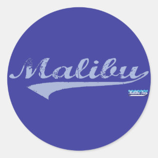 Malibu Swash Ronde Sticker