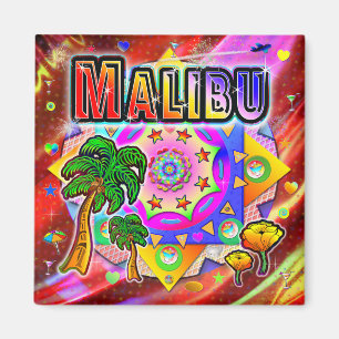 Malibu Tropische Vrienden Magnet Magneet