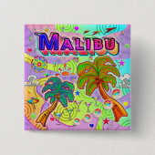 Malibu Vacation Target Button (Voorkant)