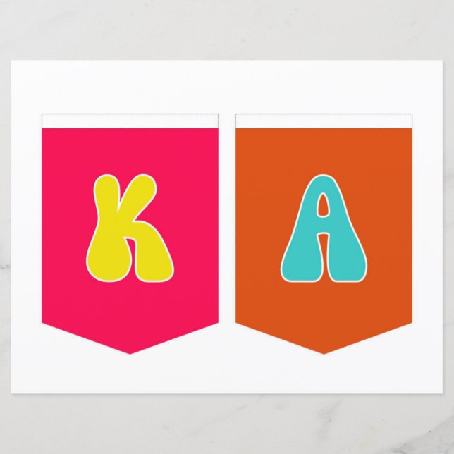 Maligayang Kaarawan Banner KA (Voorkant)