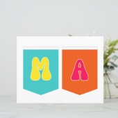 Maligayang Kaarawan MA Banner (Staand voorkant)