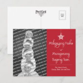 Maligayang Pasko Foto Briefkaart (Voorkant / Achterkant)