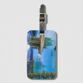 Maligne Lake, Alberta, Canada Bagagelabel (Voorkant (verticaal))