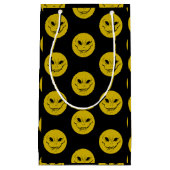 Malin étrange Smiely Face sac cadeau (Devant)