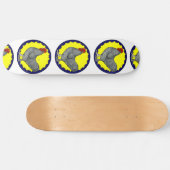 Maline Rooster Skateboard (Horizontaal)