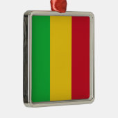 Malinese vlag (Mali, Afrika) Metalen Ornament (Rechts)