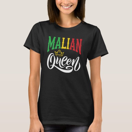 Malinese vlag Mali Mali T-shirt (Voorkant)