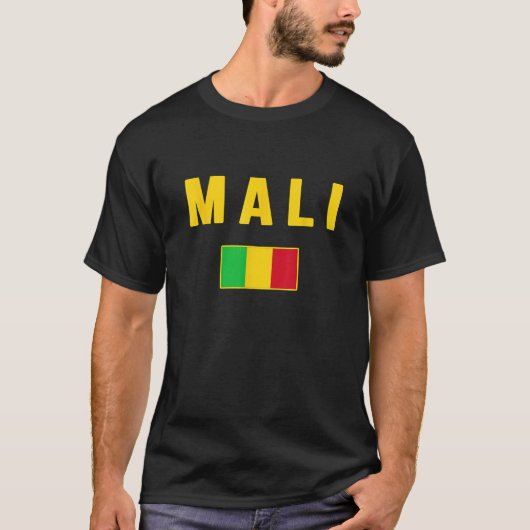 Malinese vlag t-shirt (Voorkant)