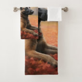 Malinoi belge en automne Leaves Fall Inspire (En situation)