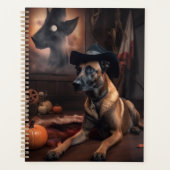 Malinois Belges Citrouilles Halloween Épouvantable (Devant)