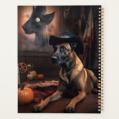 Malinois Belges Citrouilles Halloween Épouvantable (Dos)