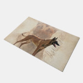 Malinois - Belgische herder - Mechelaar Deurmat (Schuin)