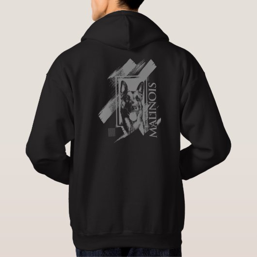 Malinois - Belgische herder - Mechelaar - Maligato Hoodie (Achterkant)