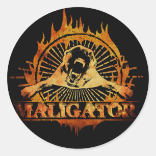 Malinois - Belgische herder - Mechelaar - Maligato Ronde Sticker