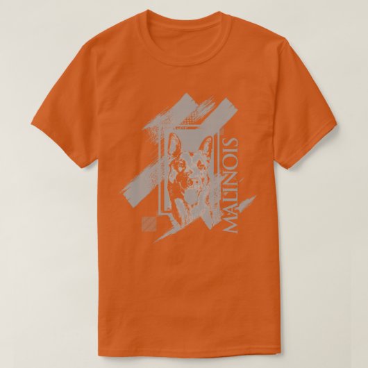 Malinois Belgische herder Mechelaar Maligator (5) T-shirt (Design voorkant)