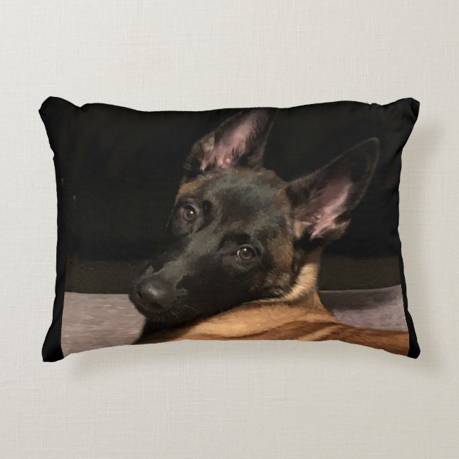 Malinois Dog Accent Kussen (Voorkant)