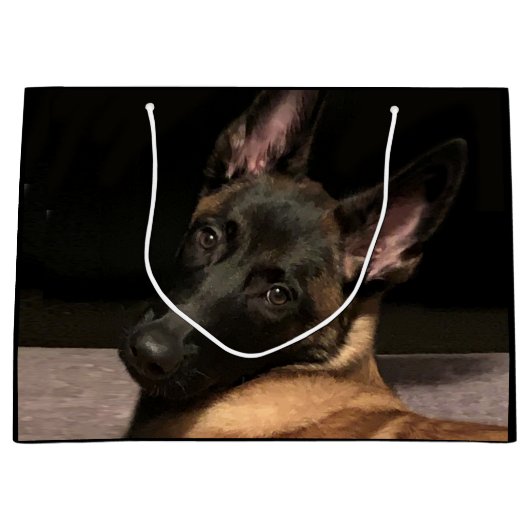 Malinois Dog Groot Cadeauzakje (Voorkant)