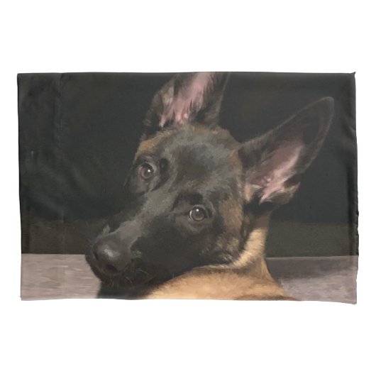 Malinois Dog Kussensloop (Voorkant)