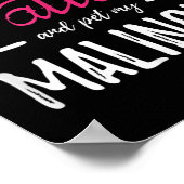 Malinois Hondenliefhebber Tattoo Grappige Hond Mam Poster (Hoek)