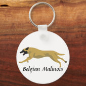Malinois Sleutelhanger (Voorkant)