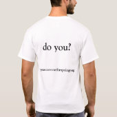 malinowski t-shirt (Achterkant)