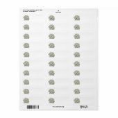 Malitpoo Dog Return Address Label (Full Sheet)