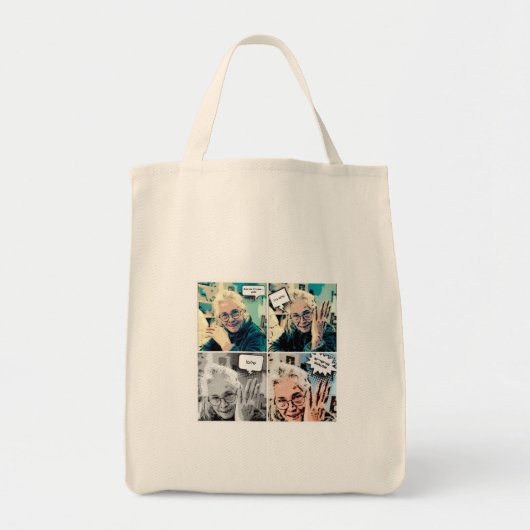 Malka Collage Canvas Tas (Voorkant)