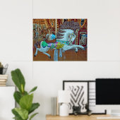 Mall Horse Poster (Thuiskantoor)