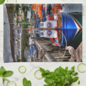 Mallaig, Scotland Kitchen thé serviette (Plié)