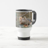 Mallard Canards Pair Travel Mug (Devant droit)