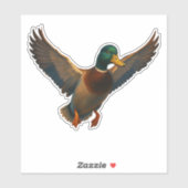 Mallard Cut-out Sticker (Feuille)