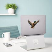 Mallard Cut-out Sticker (Ordinateur portable sur le bureau)