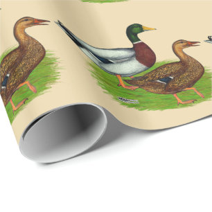 Mallard Drake en Duck Cadeaupapier
