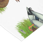 Mallard Drake en Duck Korte Tafelloper (Hoek)