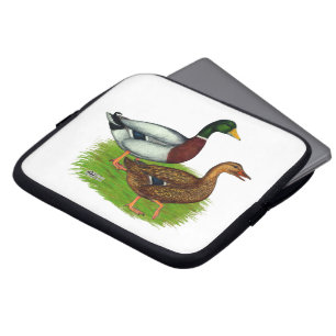 Mallard Drake en Duck Laptop Sleeve