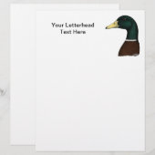 Mallard Drake Head (Voorkant / Achterkant)