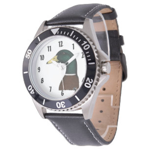 Mallard Drake Head Horloge