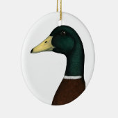 Mallard Drake Head Keramisch Ornament (Rechts)