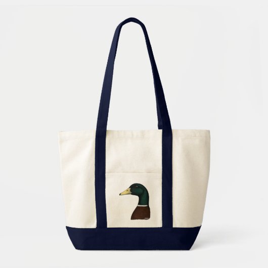Mallard Drake Head Tote Bag (Voorkant)