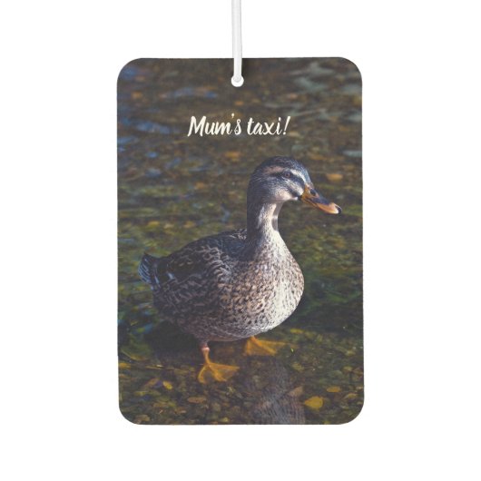 Mallard Duck Air Freshener Luchtverfrisser (Voorkant)